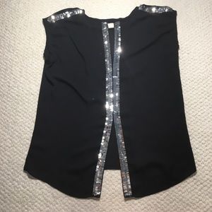 Black top with sequin